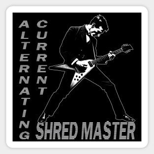 Nikola Tesla Jamming on Electric Guitar Sticker